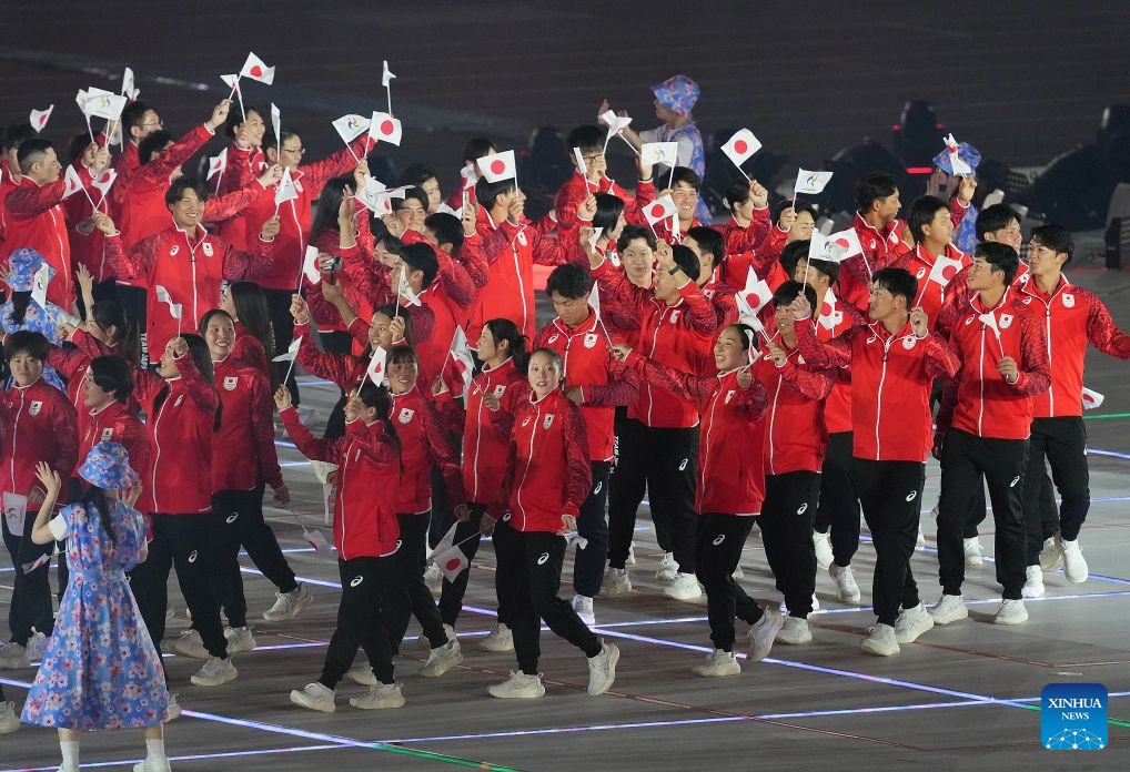 Opening ceremony of 20th Asian Games held in Nagoya, Japan