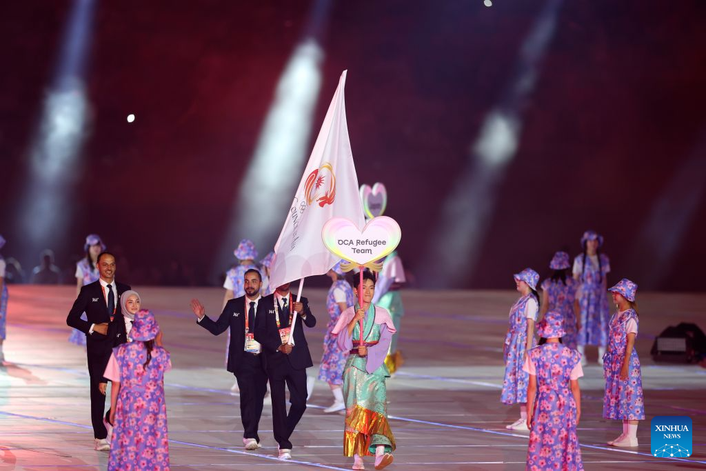 Opening ceremony of 20th Asian Games held in Nagoya, Japan