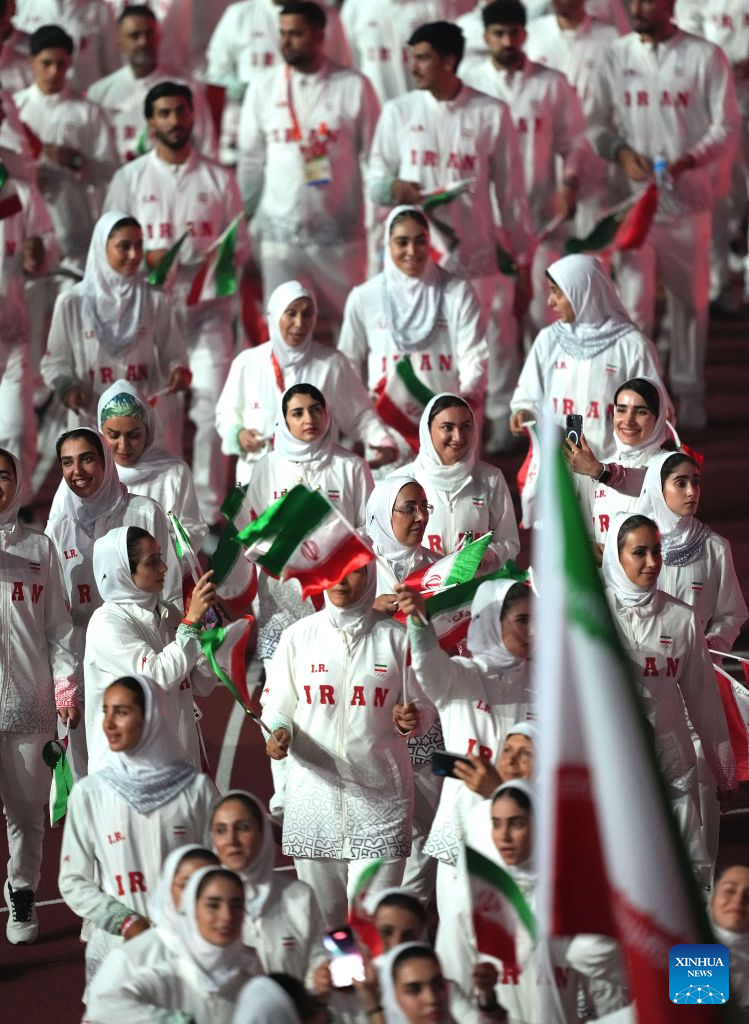Opening ceremony of 20th Asian Games held in Nagoya, Japan
