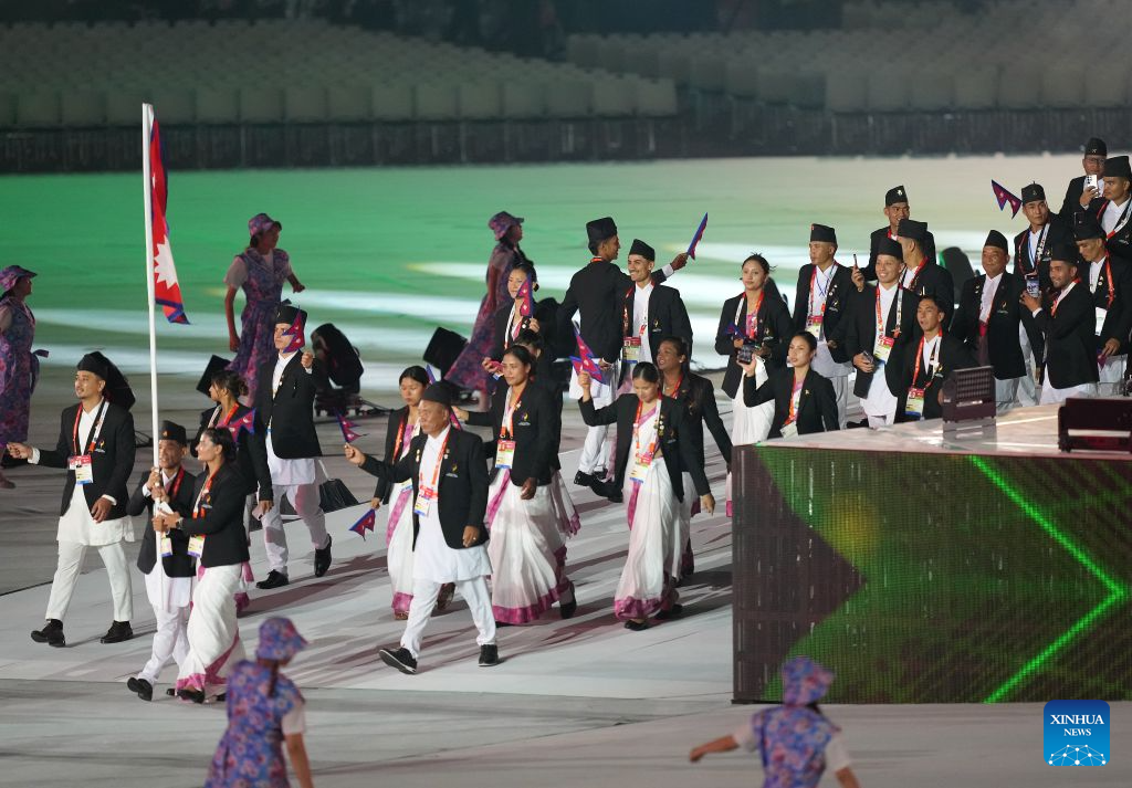 Opening ceremony of 20th Asian Games held in Nagoya, Japan