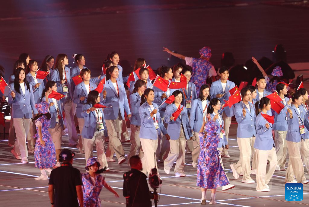 Opening ceremony of 20th Asian Games held in Nagoya, Japan