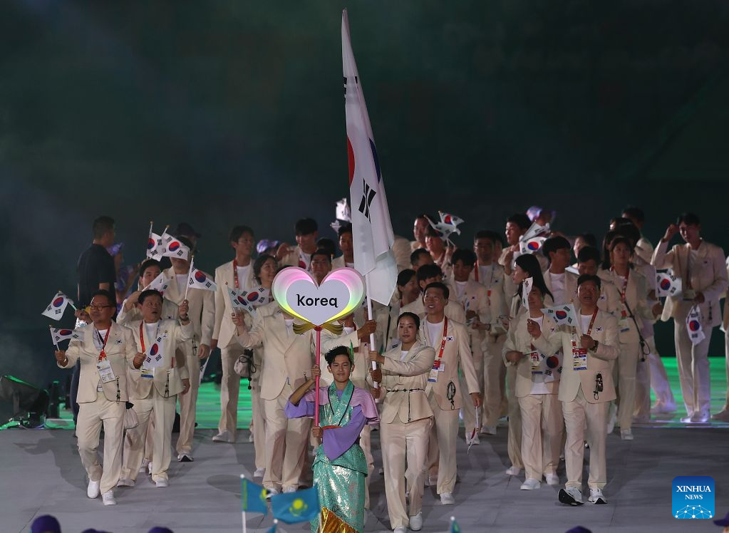Opening ceremony of 20th Asian Games held in Nagoya, Japan