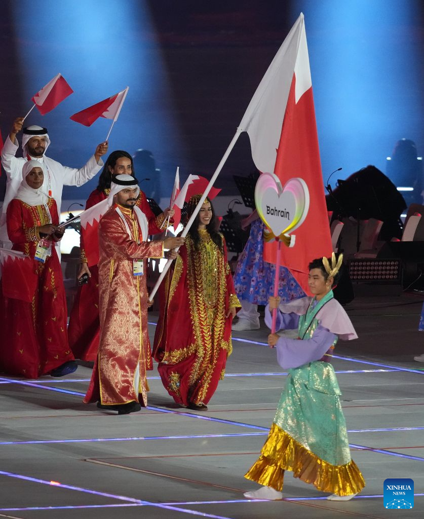 Opening ceremony of 20th Asian Games held in Nagoya, Japan