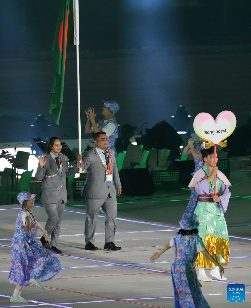 Opening ceremony of 20th Asian Games held in Nagoya, Japan