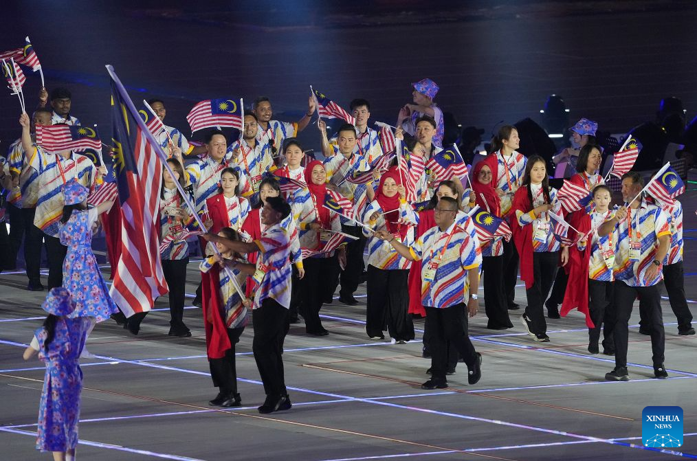 Opening ceremony of 20th Asian Games held in Nagoya, Japan