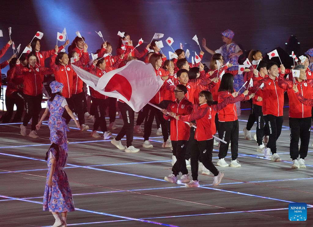 Opening ceremony of 20th Asian Games held in Nagoya, Japan