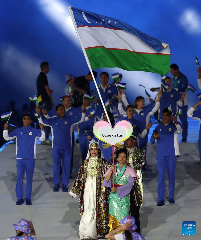 Opening ceremony of 20th Asian Games held in Nagoya, Japan