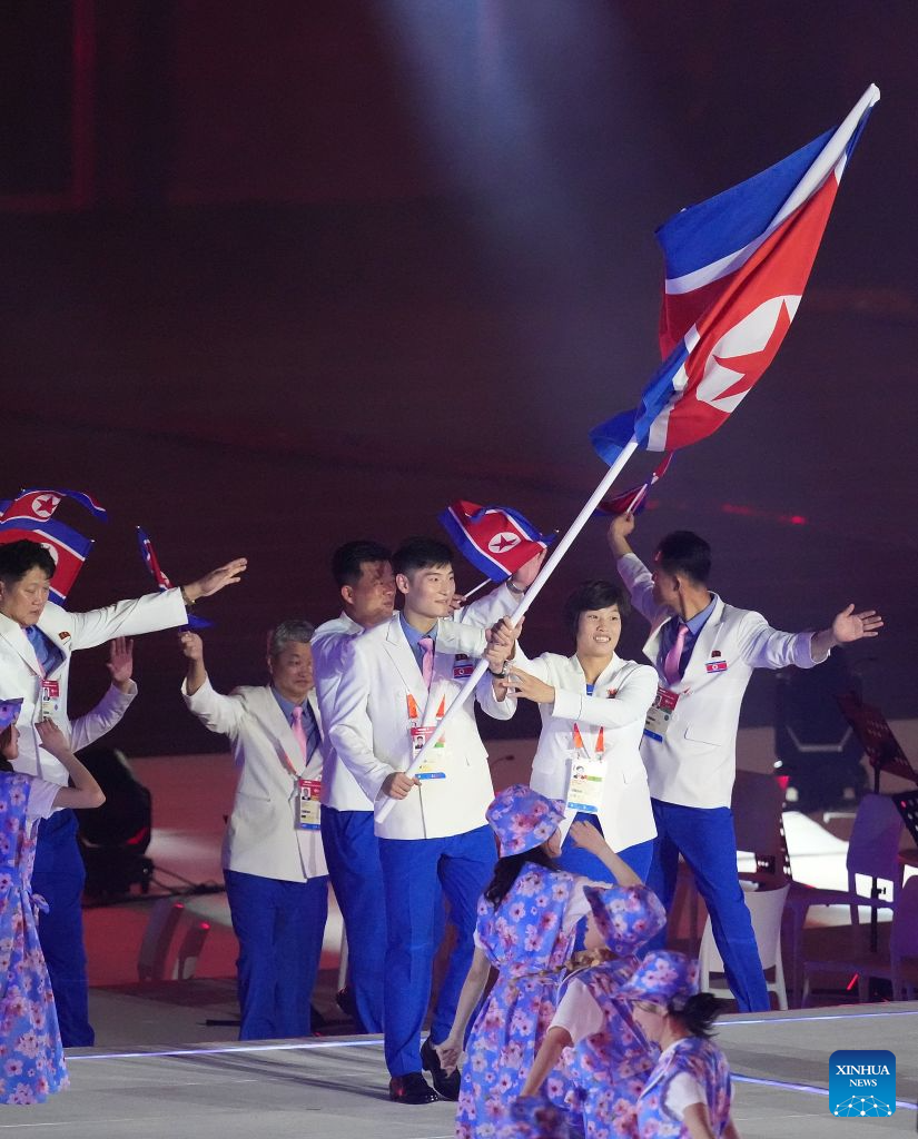 Opening ceremony of 20th Asian Games held in Nagoya, Japan