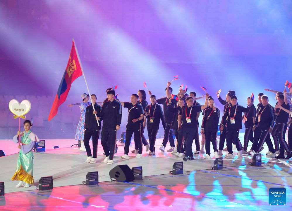 Opening ceremony of 20th Asian Games held in Nagoya, Japan