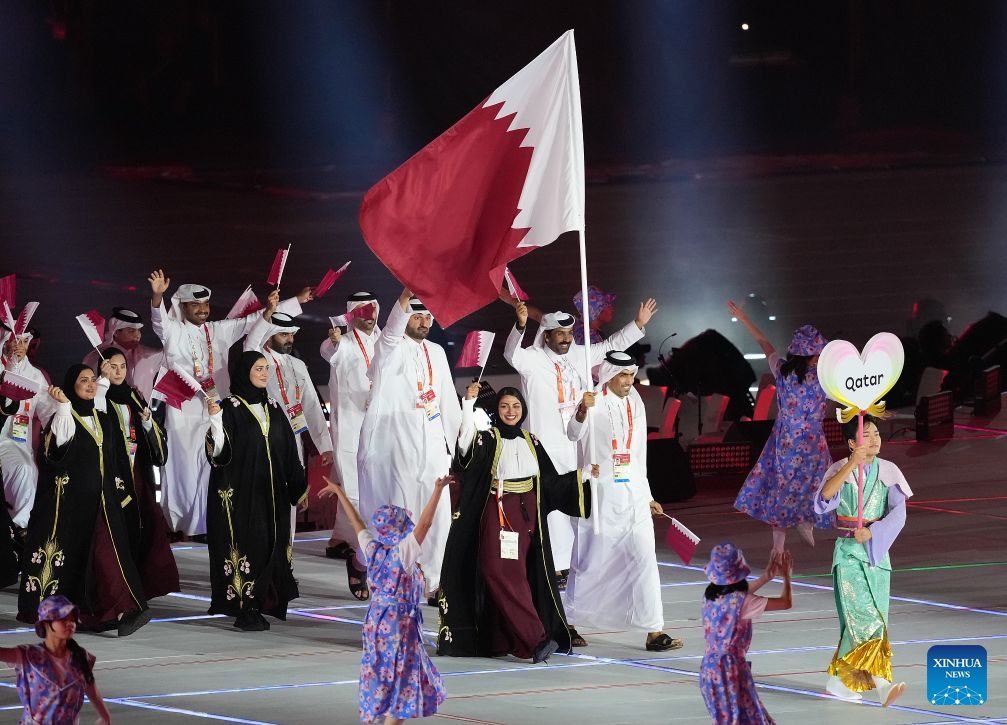 Opening ceremony of 20th Asian Games held in Nagoya, Japan