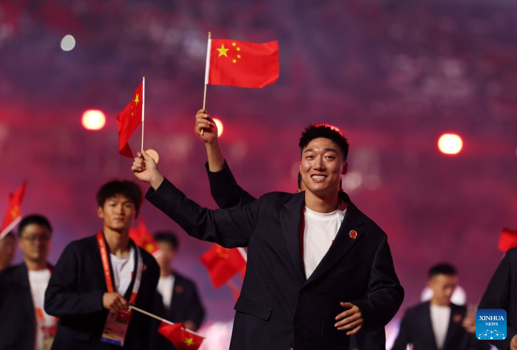 Opening ceremony of 20th Asian Games held in Nagoya, Japan