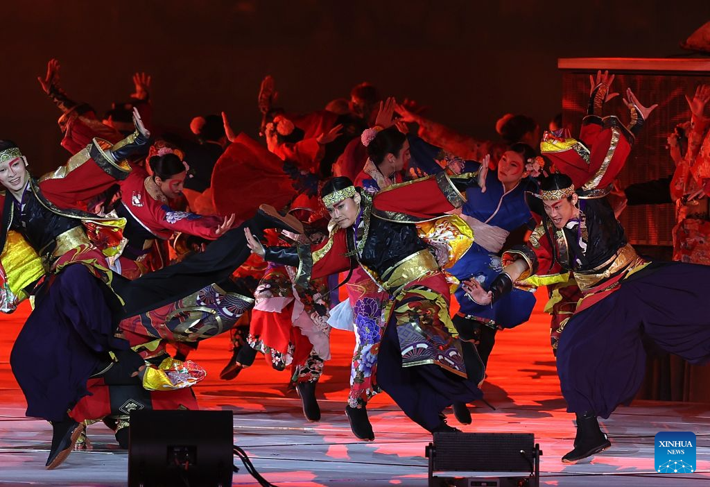Opening ceremony of 20th Asian Games held in Nagoya, Japan