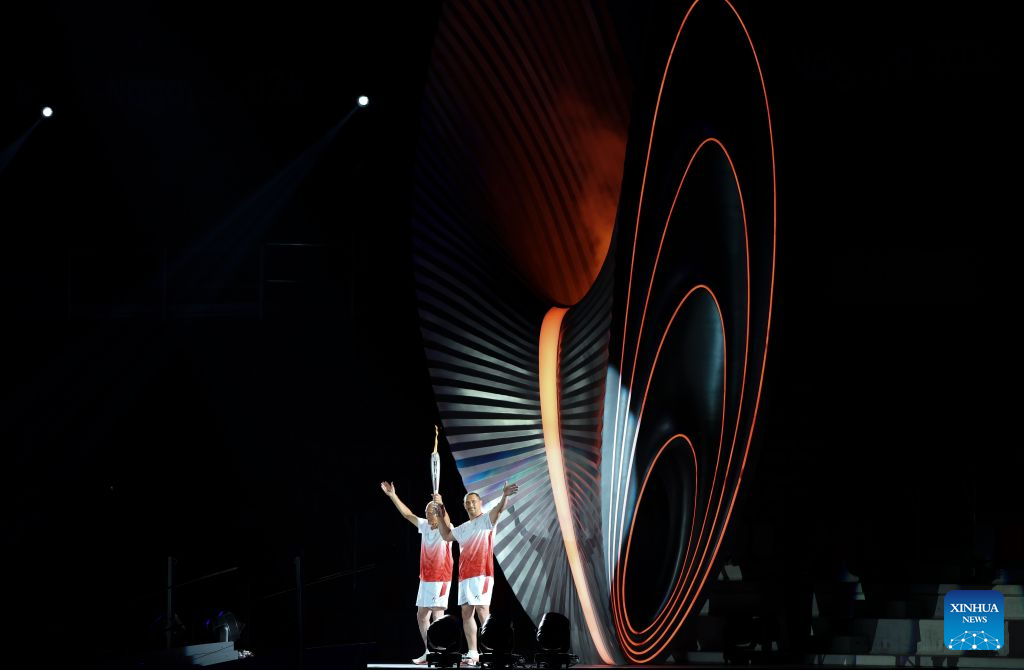 Opening ceremony of 20th Asian Games held in Nagoya, Japan
