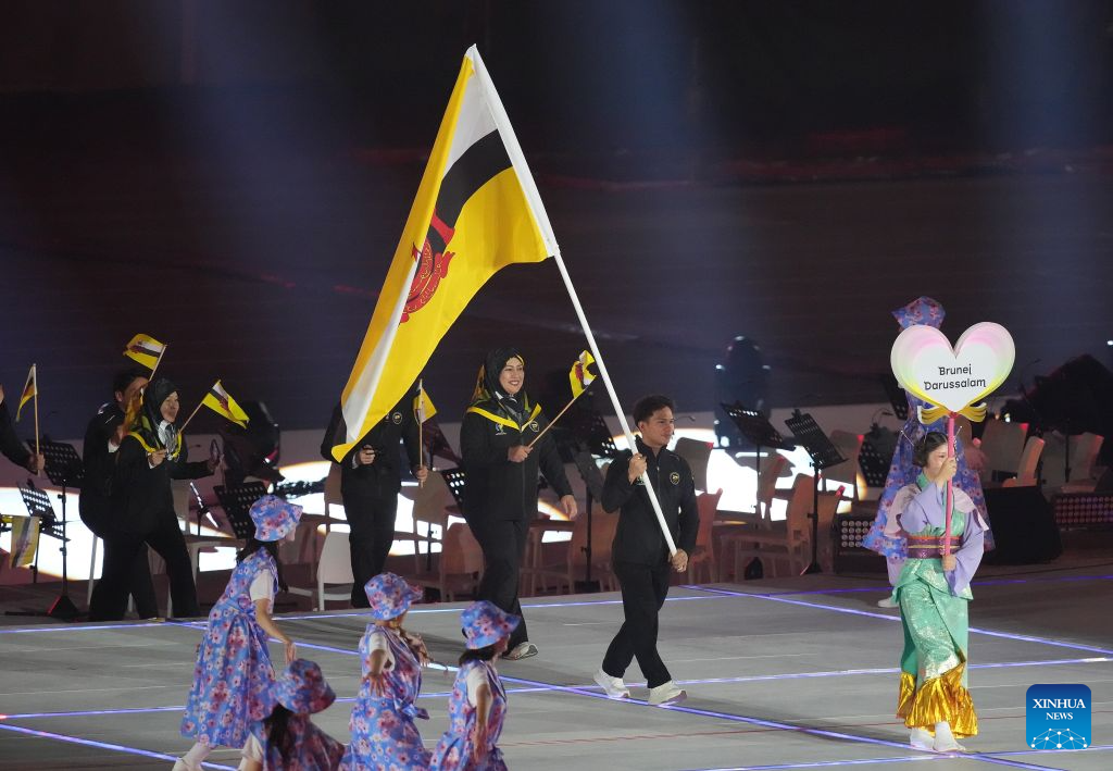 Opening ceremony of 20th Asian Games held in Nagoya, Japan