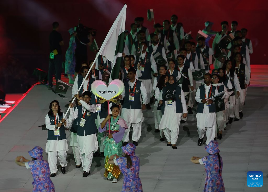 Opening ceremony of 20th Asian Games held in Nagoya, Japan