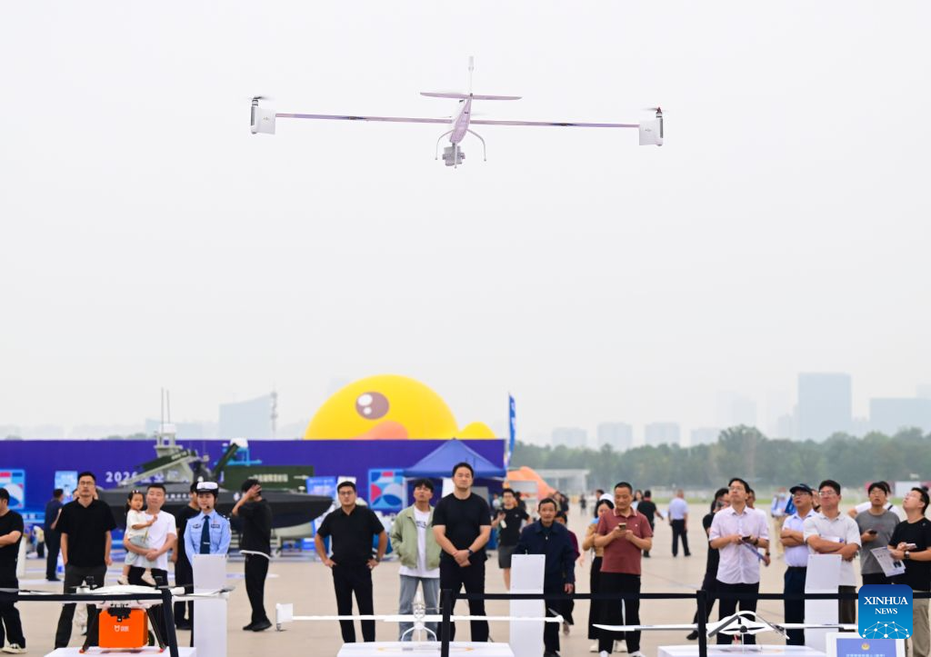 Unmanned technologies displayed during World Manufacturing Conference in Hefei, E China