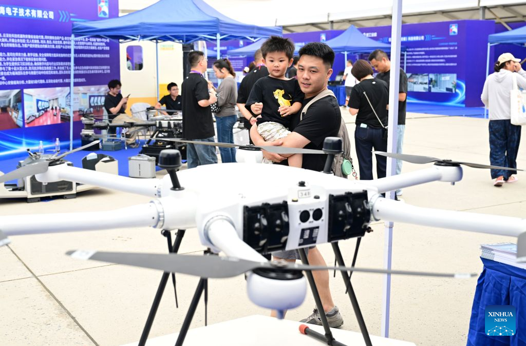 Unmanned technologies displayed during World Manufacturing Conference in Hefei, E China