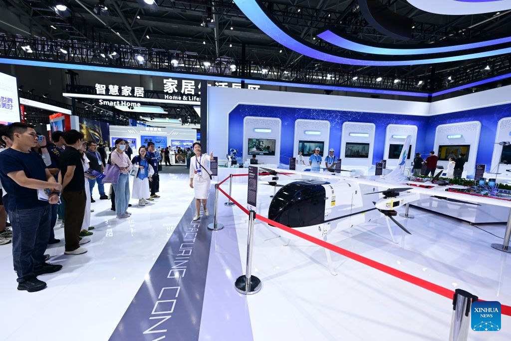 Unmanned technologies displayed during World Manufacturing Conference in Hefei, E China