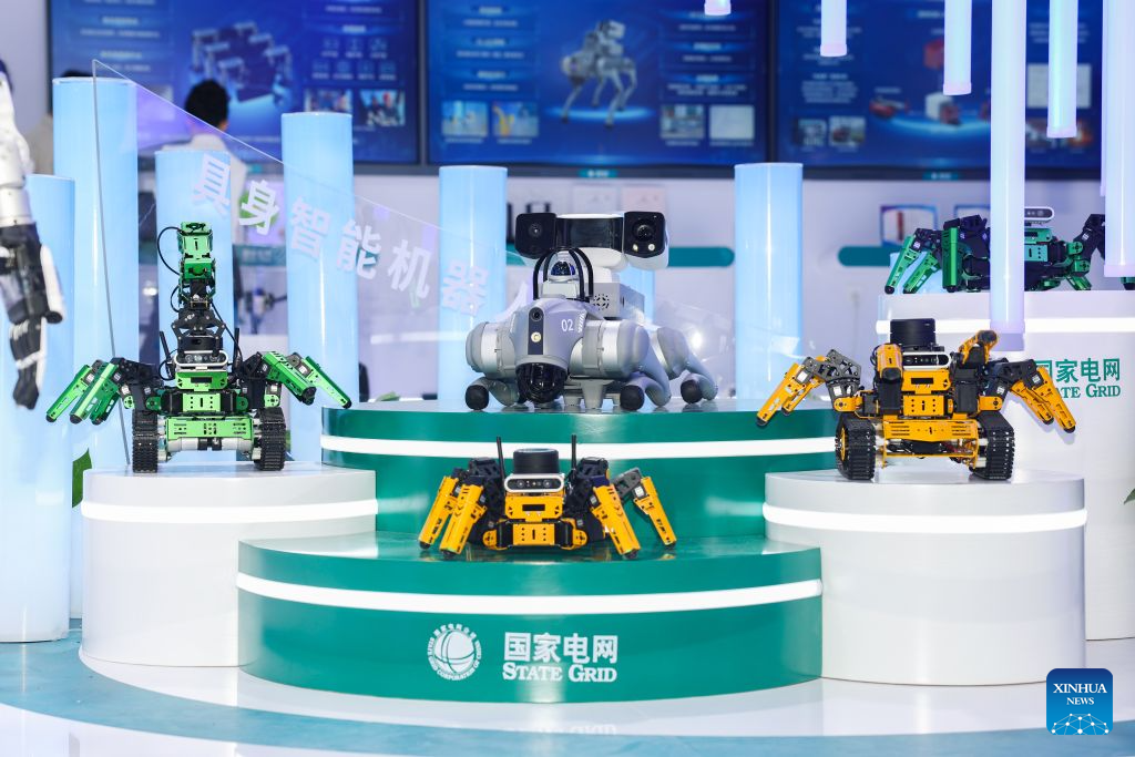 Unmanned technologies displayed during World Manufacturing Conference in Hefei, E China
