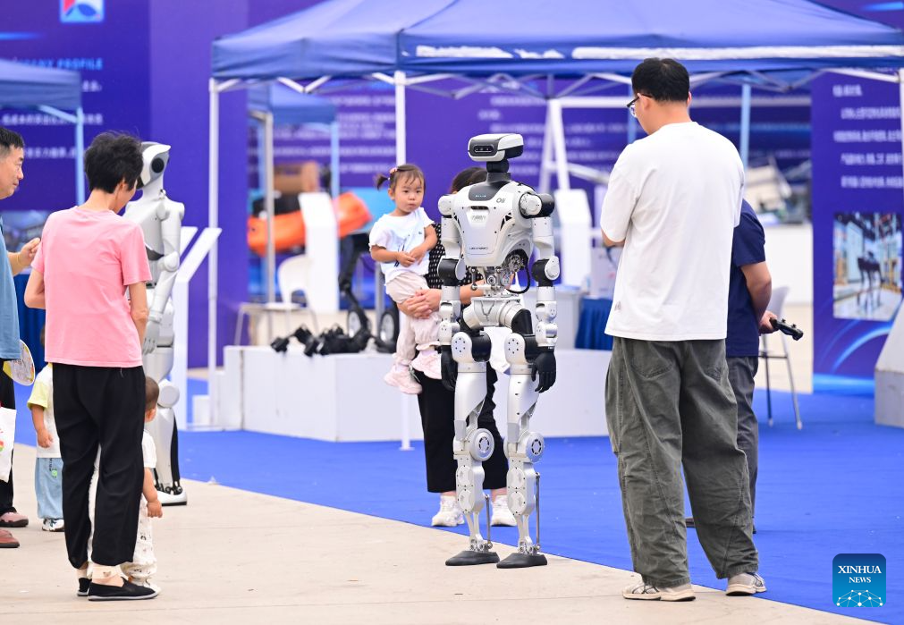 Unmanned technologies displayed during World Manufacturing Conference in Hefei, E China