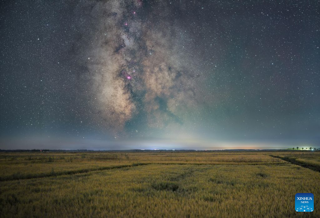 In pics: fields under starry sky in China's Heilongjiang