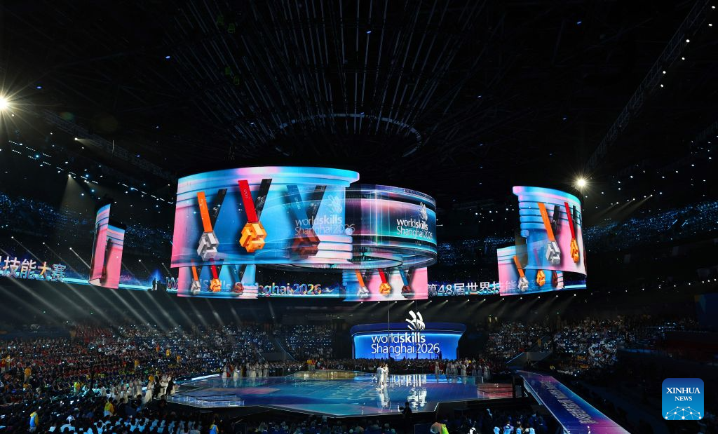 Closing ceremony of 48th WorldSkills Competition held in Shanghai
