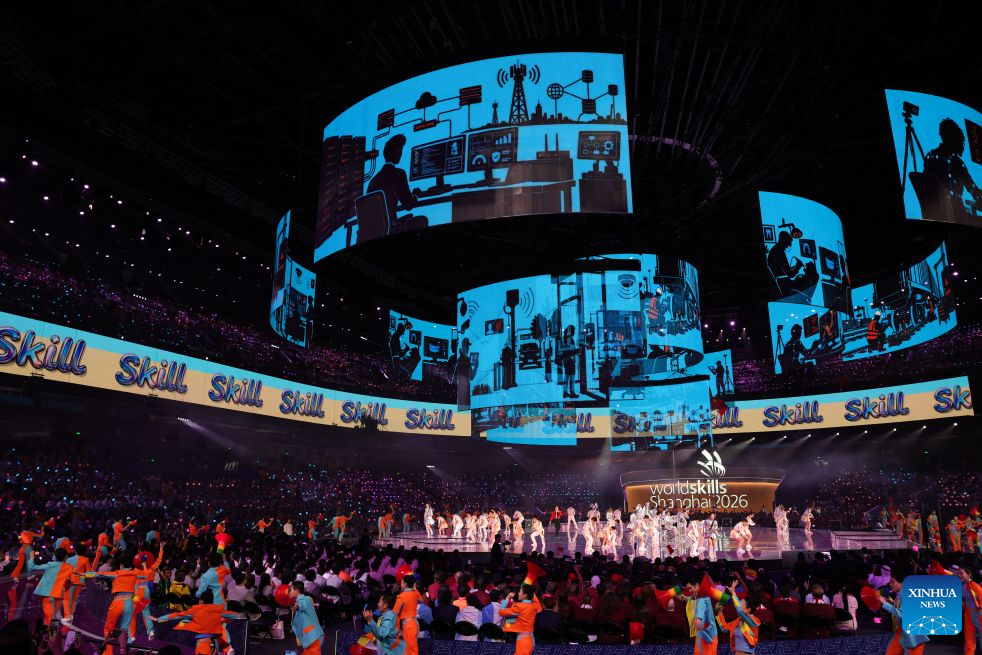 Closing ceremony of 48th WorldSkills Competition held in Shanghai