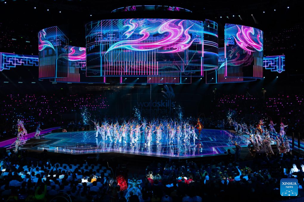 Closing ceremony of 48th WorldSkills Competition held in Shanghai