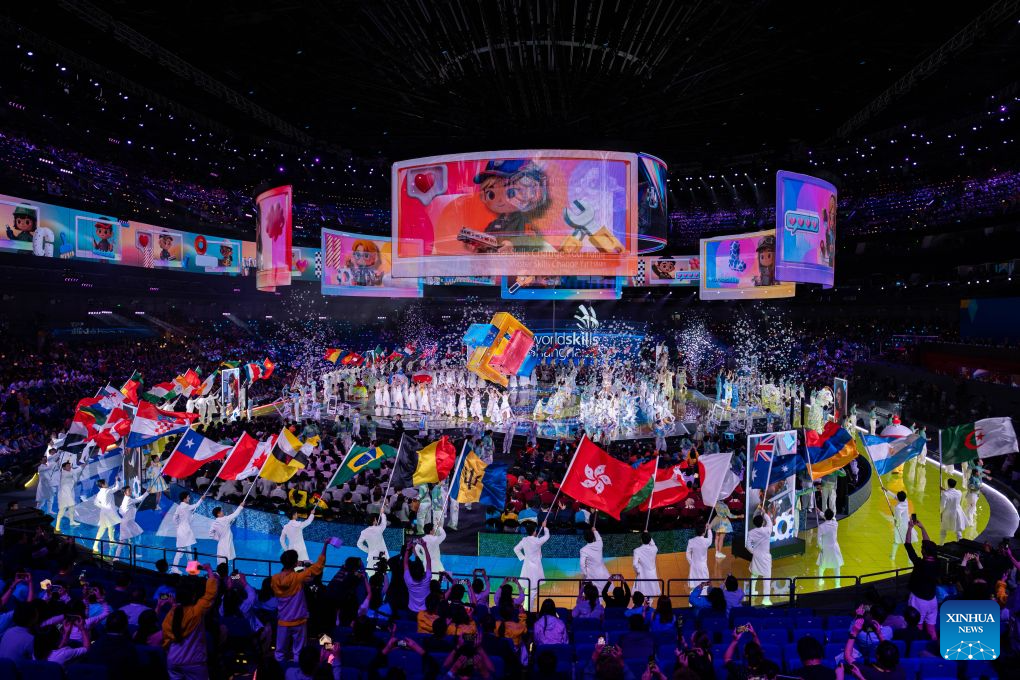 Closing ceremony of 48th WorldSkills Competition held in Shanghai