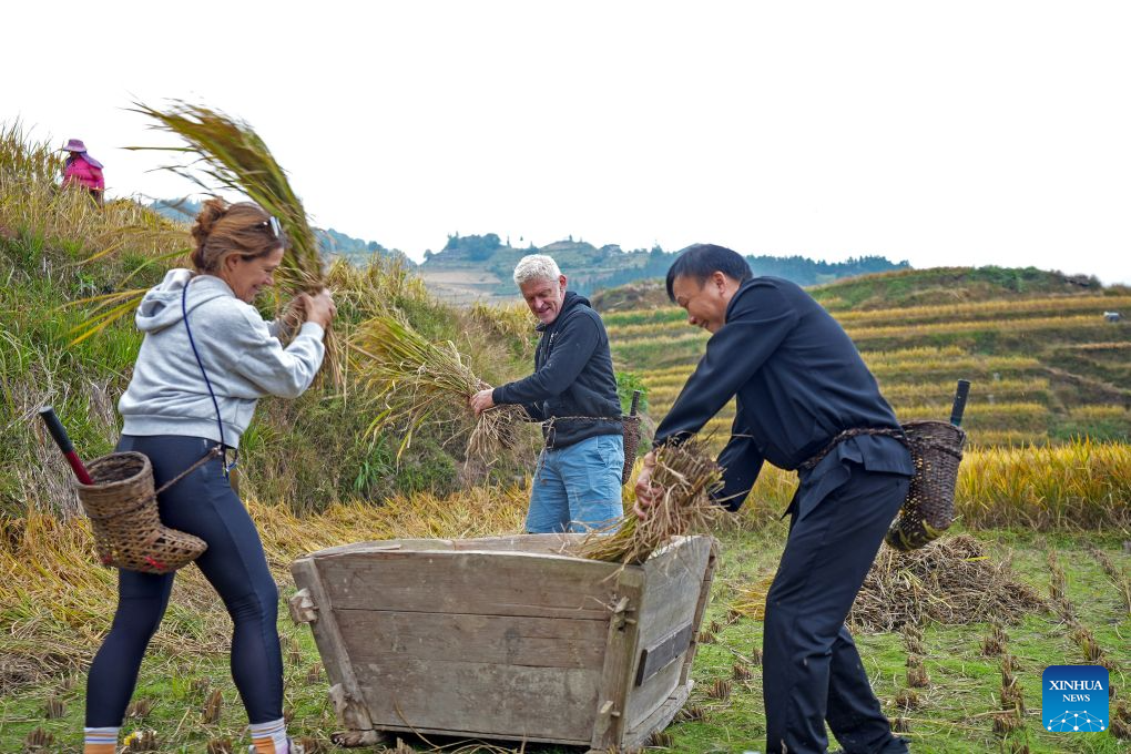 Foreign visitors flock to Longji to experience traditional Chinese rural life