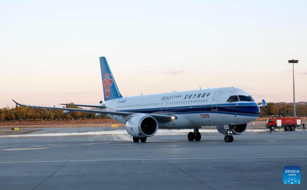 China's homegrown C919 launches first commercial passenger flight to Yinchuan