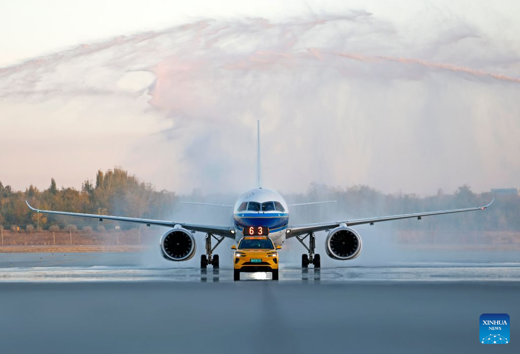 China's homegrown C919 launches first commercial passenger flight to Yinchuan