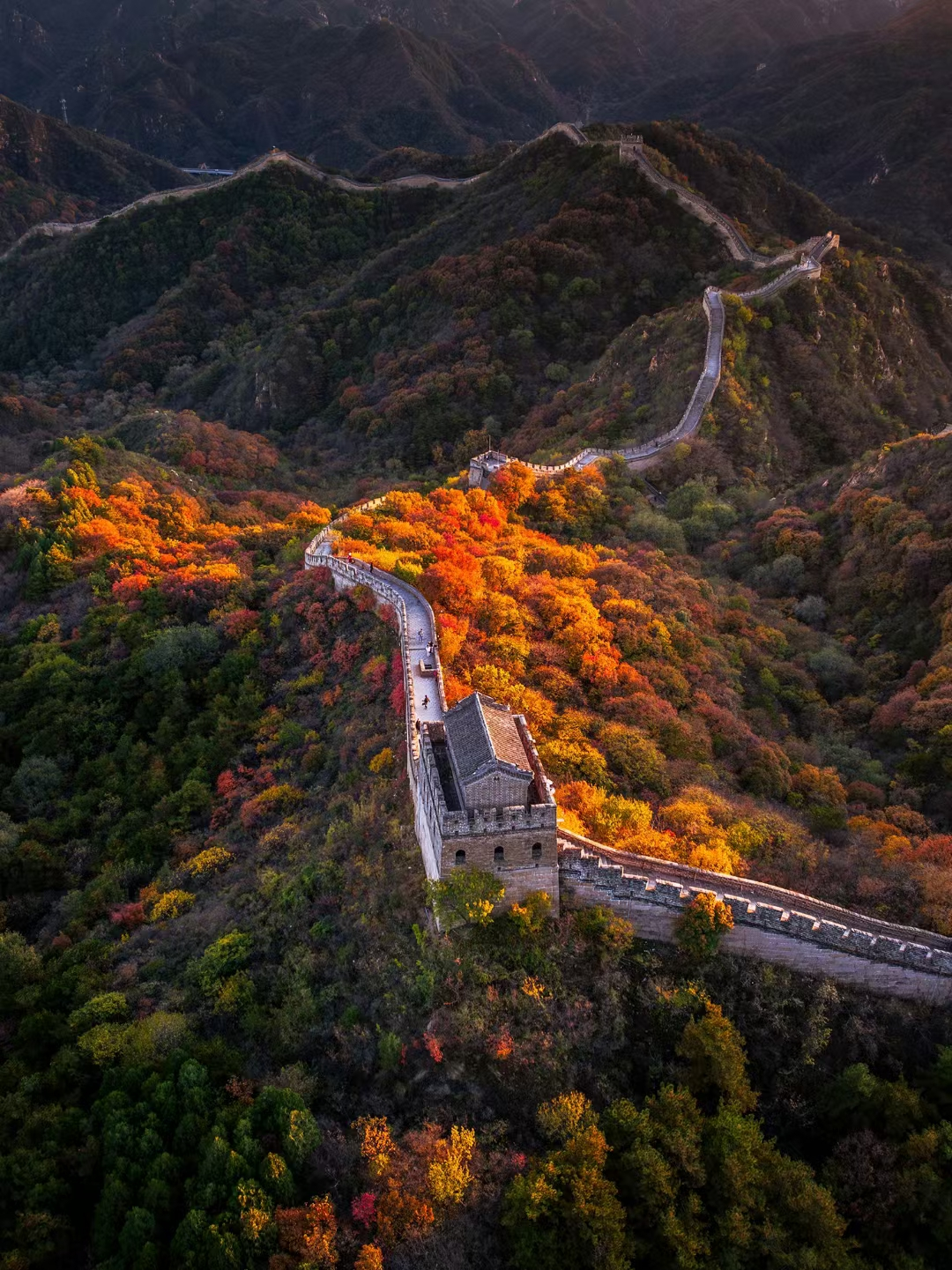 Explore Badaling: Autumn paints the Badaling Great Wall Explore Badaling: Autumn paints the Badaling Great Wall