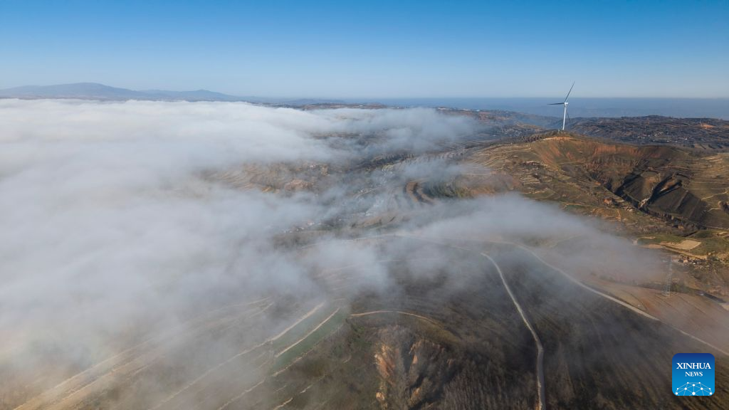 Autumn scenery in NW China's Gansu