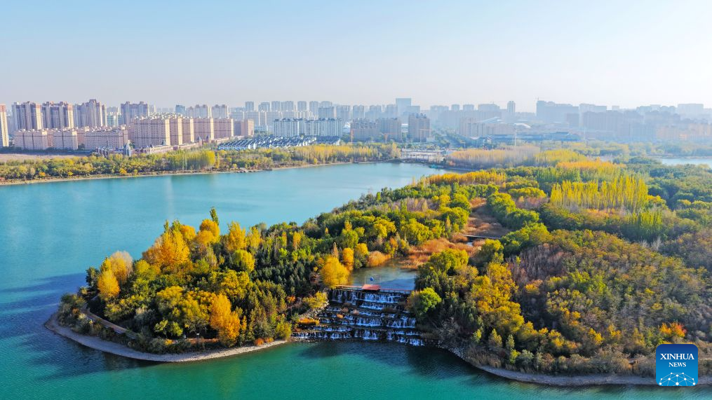 Autumn scenery in NW China's Gansu