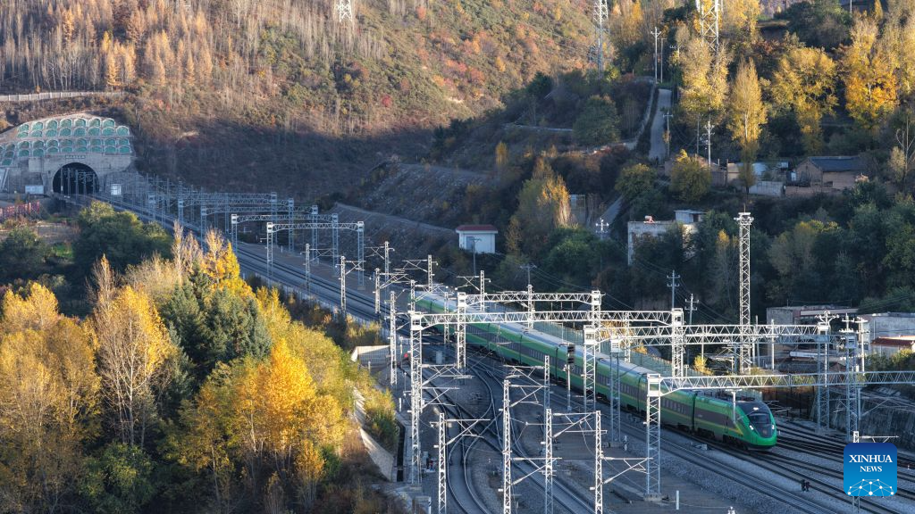 Autumn scenery in NW China's Gansu