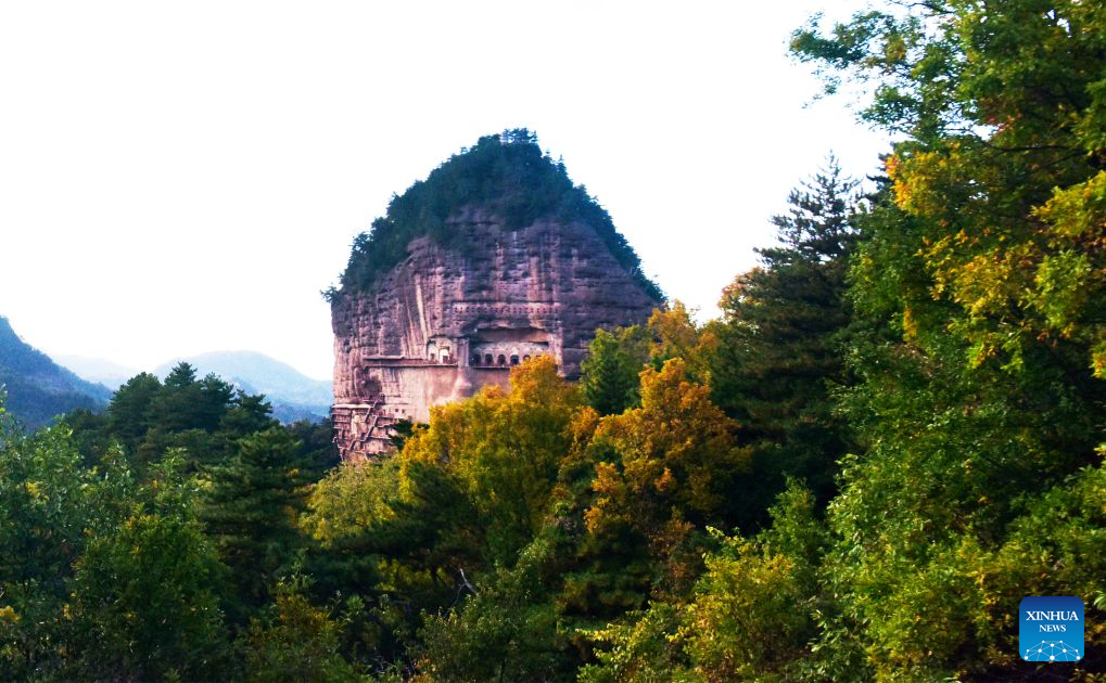 Autumn scenery in NW China's Gansu