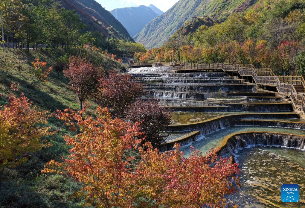 Autumn scenery in NW China's Gansu