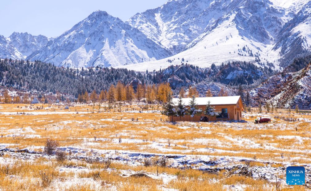 Autumn scenery in NW China's Gansu
