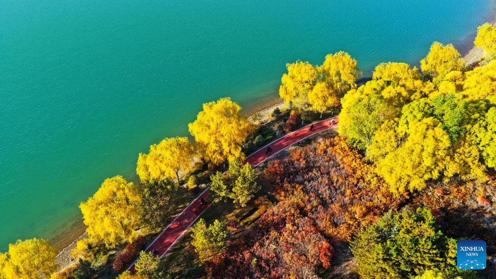 Autumn scenery in NW China's Gansu