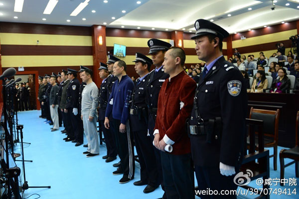 刘汉刘维等36人涉黑等案在湖北咸宁中院一审开庭