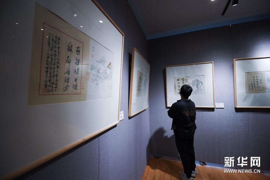 杭州高校举办国家级非遗木版水印艺术作品展