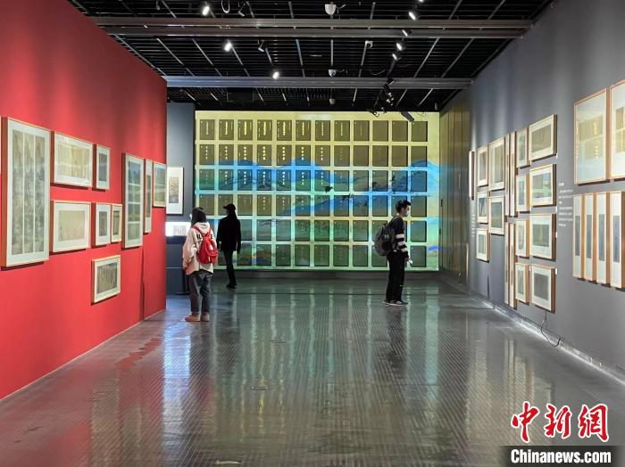 数字化助力绘画“国宝”团聚 1500余件中国画样稿杭州展出