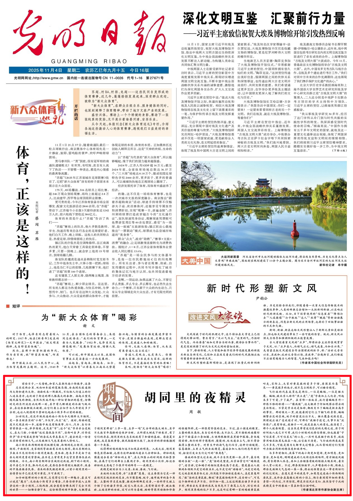 【烟火人间】音画丨胡同里的夜精灵