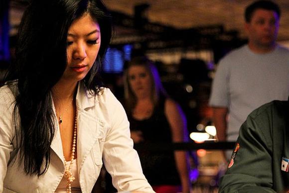 刘璇璇堪称美女牌手