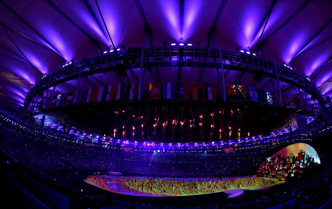 璀璨里约夜:巴西奥运会盛大开幕