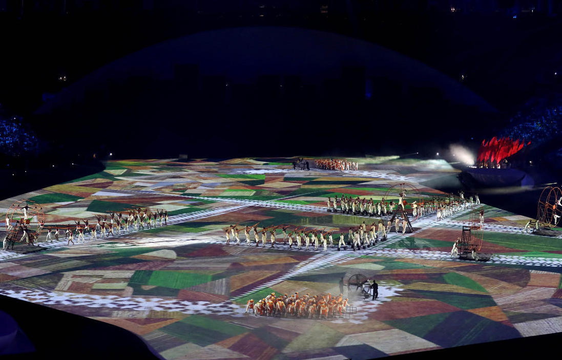 璀璨里约夜:巴西奥运会盛大开幕