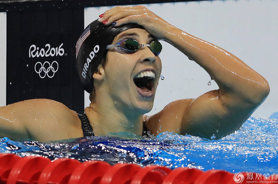 北京时间8月13日,美国选手迪拉多以2分05秒99获得女子200米仰泳冠军.