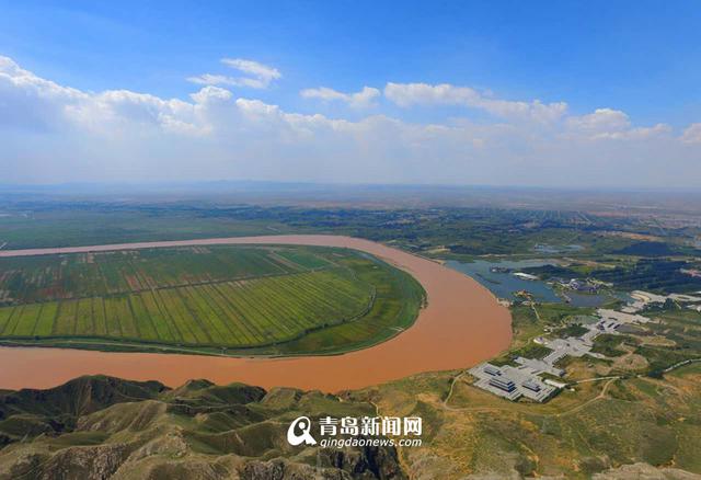 高清:航拍青銅峽黃河大峽谷 盡顯山川壯麗之美