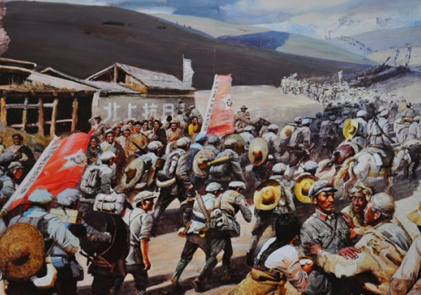 油画《北上》(高泉 作)